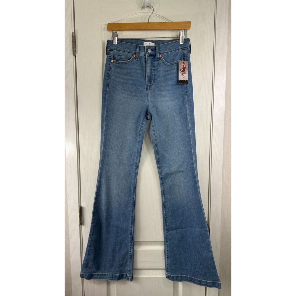 Sofia Jeans by Sofia Vergara Melisa High Rise Flare Jeans Size 2 NWT